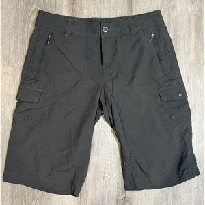 Columbia Women's Gray Outdoor Hiking Nylon Shorts Size 10 X 13L